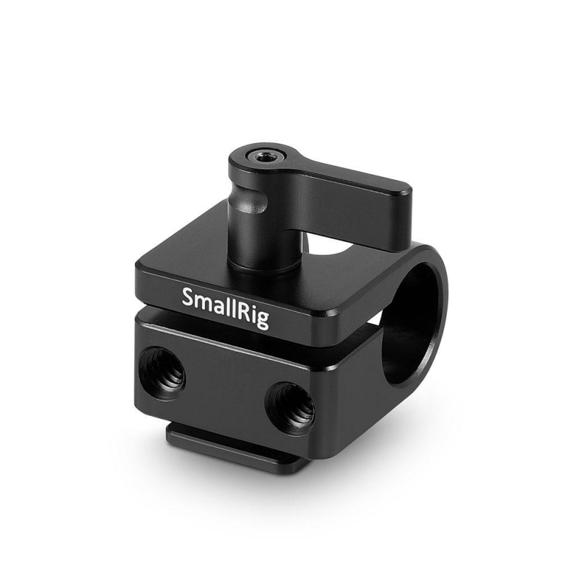 SmallRig 1597 15mm Rod Clamp with Cold Shoe
