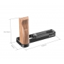 SmallRig 2445 L Shaped Wooden Grip for Canon G7X Mark III
