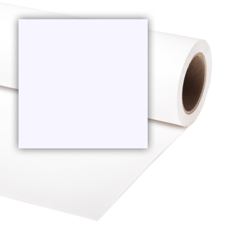 Colorama fondale fotografico in carta 2,72m x 11m bianco artico (Arctic White_65)
