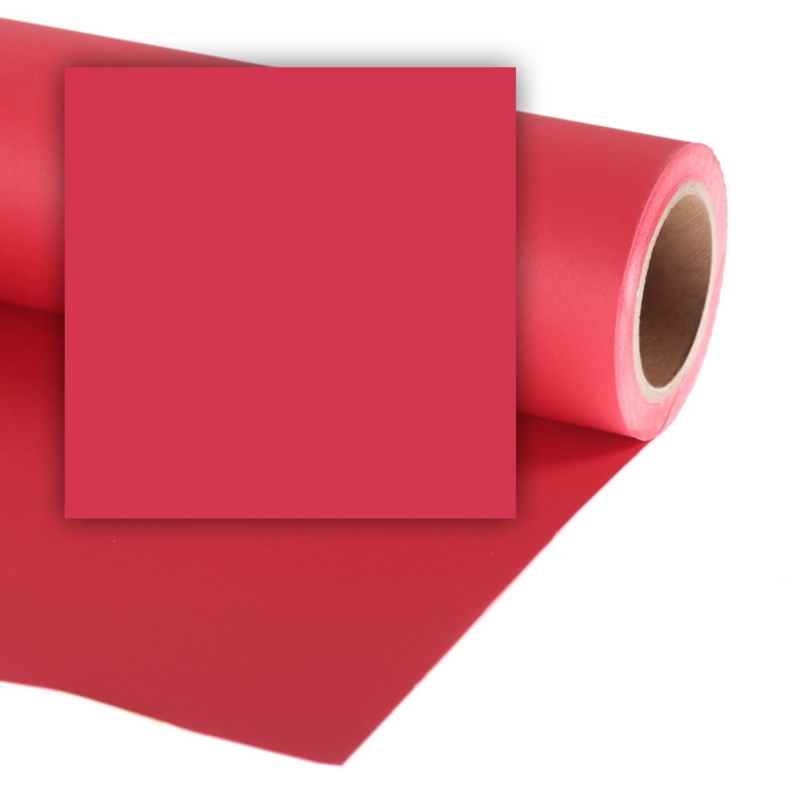 Colorama fondale fotografico in carta 2,72m x 11m rosso (Cherry _04)