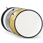 Godox pannello riflettente 5 in 1 diametro 80cm bianco nero oro-soft silver traslucido