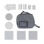 F Stop Filter Case (Grey) Black Zipper