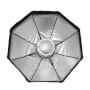 Caruba Beautydish 80cm Silver richiudibile attacco bowens